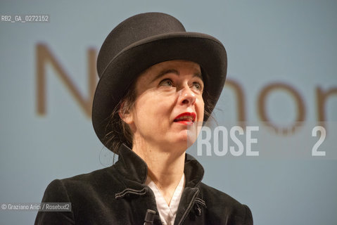Venice, march, 13th 2013 - Writer Amelie Nothomb in Incroci di Civiltà 2013 letteratura ©Graziano Arici/Rosebud2