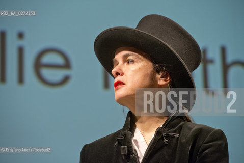 Venice, march, 13th 2013 - Writer Amelie Nothomb in Incroci di Civiltà 2013 letteratura ©Graziano Arici/Rosebud2