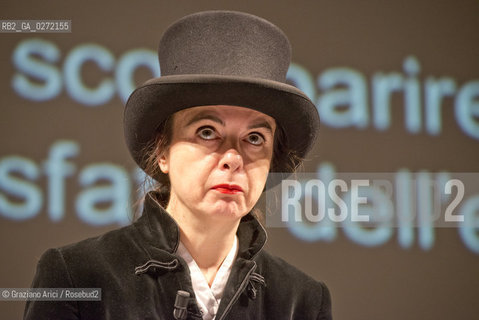 Venice, march, 13th 2013 - Writer Amelie Nothomb in Incroci di Civiltà 2013 letteratura ©Graziano Arici/Rosebud2