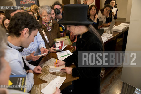 Venice, march, 13th 2013 - Writer Amelie Nothomb in Incroci di Civiltà 2013 letteratura ©Graziano Arici/Rosebud2