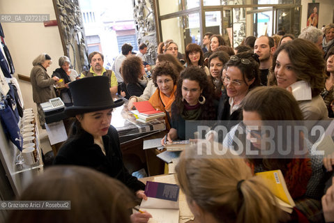 Venice, march, 13th 2013 - Writer Amelie Nothomb in Incroci di Civiltà 2013 letteratura ©Graziano Arici/Rosebud2