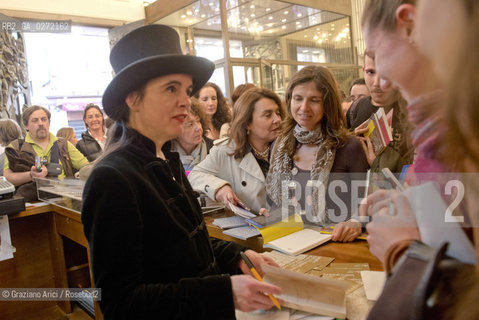 Venice, march, 13th 2013 - Writer Amelie Nothomb in Incroci di Civiltà 2013 letteratura ©Graziano Arici/Rosebud2