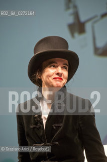 Venice, march, 13th 2013 - Writer Amelie Nothomb in Incroci di Civiltà 2013 letteratura ©Graziano Arici/Rosebud2