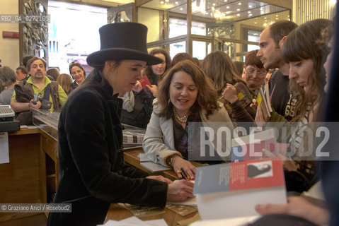 Venice, march, 13th 2013 - Writer Amelie Nothomb in Incroci di Civiltà 2013 letteratura ©Graziano Arici/Rosebud2