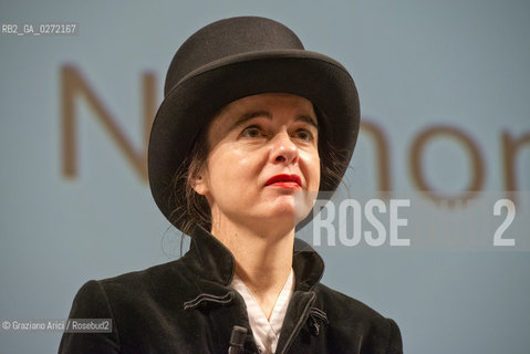 Venice, march, 13th 2013 - Writer Amelie Nothomb in Incroci di Civiltà 2013 letteratura ©Graziano Arici/Rosebud2