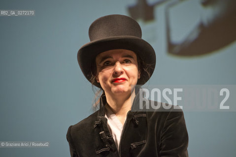 Venice, march, 13th 2013 - Writer Amelie Nothomb in Incroci di Civiltà 2013 letteratura ©Graziano Arici/Rosebud2