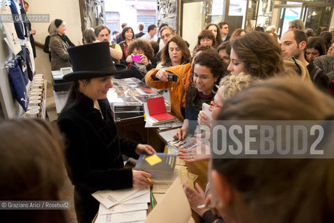 Venice, march, 13th 2013 - Writer Amelie Nothomb in Incroci di Civiltà 2013 letteratura ©Graziano Arici/Rosebud2