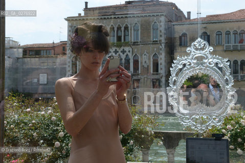 Venice 28 may 2013 - Future/Perfect Performance by Milla Jovovich of Tara Subkoff arte ©Graziano Arici/Rosebud2