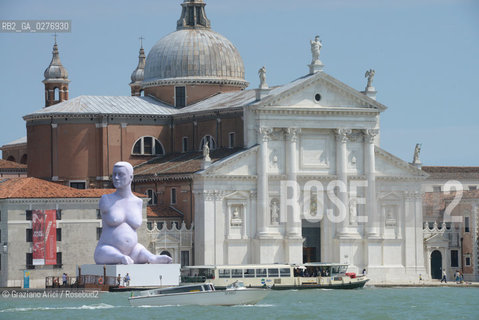 Venice 28 may 2013 - Art in Venice - Alison Lapper by Marc Quinn in S.Giorgio Island artist arte ©Graziano Arici/Rosebud2