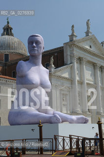 Venice 28 may 2013 - Art in Venice - Alison Lapper by Marc Quinn in S.Giorgio Island artist arte ©Graziano Arici/Rosebud2