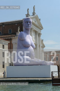 Venice 28 may 2013 - Art in Venice - Alison Lapper by Marc Quinn in S.Giorgio Island artist arte ©Graziano Arici/Rosebud2
