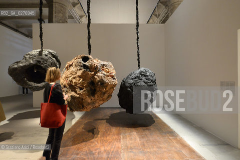 Venice 28 may 2013 - Il Palazzo Enciclopedico 55th Exhibition Corderie in Arsenale Phyllida Barlow Work - artist arte ©Graziano Arici/Rosebud2