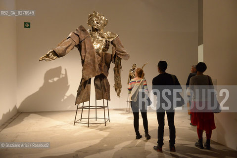 Venice 28 may 2013 - Il Palazzo Enciclopedico 55th Exhibition Corderie in Arsenale Matthew Monahan Work - artist arte ©Graziano Arici/Rosebud2