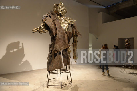 Venice 28 may 2013 - Il Palazzo Enciclopedico 55th Exhibition Corderie in Arsenale Matthew Monahan Work - artist arte ©Graziano Arici/Rosebud2