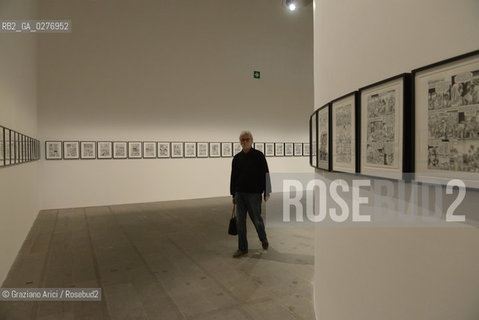 Venice 28 may 2013 - Il Palazzo Enciclopedico 55th Exhibition Corderie in Arsenale R.Crumb Work - artist arte ©Graziano Arici/Rosebud2