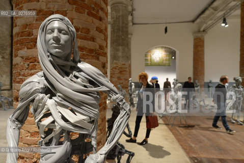 Venice 28 may 2013 - Il Palazzo Enciclopedico 55th Exhibition Corderie in Arsenale Pawel Althamer Work - artist arte ©Graziano Arici/Rosebud2