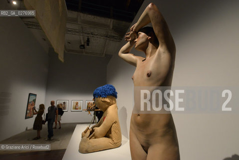 Venice 28 may 2013 - Il Palazzo Enciclopedico 55th Exhibition Corderie in Arsenale John DeAndrea and Paul McCarthy Works - artist arte ©Graziano Arici/Rosebud2