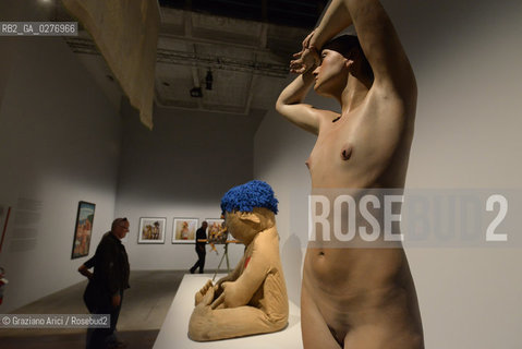 Venice 28 may 2013 - Il Palazzo Enciclopedico 55th Exhibition Corderie in Arsenale John DeAndrea and Paul McCarthy Works - artist arte ©Graziano Arici/Rosebud2