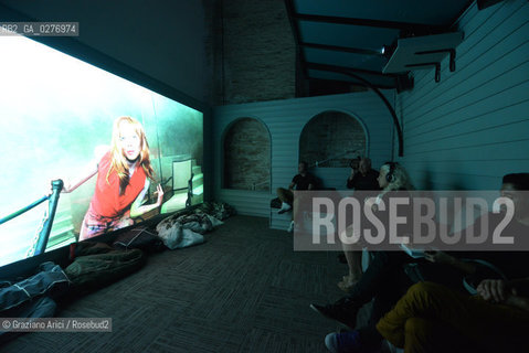 Venice 28 may 2013 - Il Palazzo Enciclopedico 55th Exhibition Corderie in Arsenale Ryan Trecartin Works - artist arte ©Graziano Arici/Rosebud2