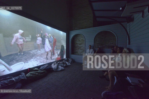 Venice 28 may 2013 - Il Palazzo Enciclopedico 55th Exhibition Corderie in Arsenale Ryan Trecartin Works - artist arte ©Graziano Arici/Rosebud2