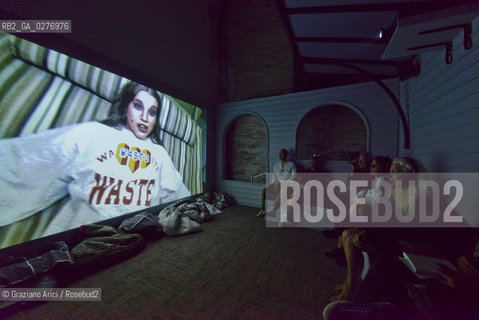 Venice 28 may 2013 - Il Palazzo Enciclopedico 55th Exhibition Corderie in Arsenale Ryan Trecartin Works - artist arte ©Graziano Arici/Rosebud2