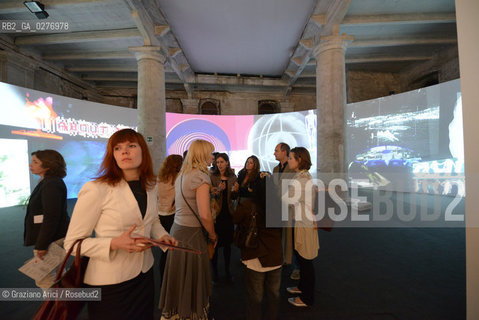 Venice 28 may 2013 - Il Palazzo Enciclopedico 55th Exhibition Corderie in Arsenale Stan VanDerBeeck Works - artist arte ©Graziano Arici/Rosebud2
