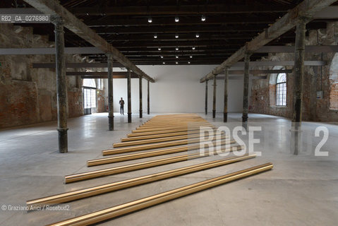 Venice 28 may 2013 - Il Palazzo Enciclopedico 55th Exhibition  Arsenale Walter De Maria Works - artist arte ©Graziano Arici/Rosebud2