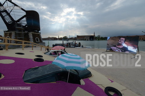 Venice 28 may 2013 - Il Palazzo Enciclopedico 55th Exhibition  Arsenale Erik van Lieshout Works - artist arte ©Graziano Arici/Rosebud2