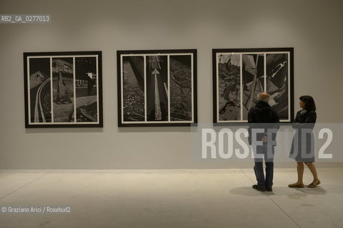 Venice 28 may 2013 - Il Palazzo Enciclopedico 55th Exhibition  Arsenale Vatica Pavillon Josef Koudelka Works - artist arte ©Graziano Arici/Rosebud2