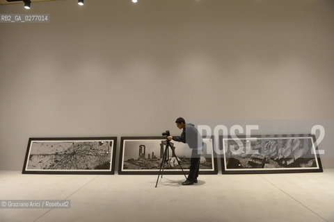 Venice 28 may 2013 - Il Palazzo Enciclopedico 55th Exhibition  Arsenale Vatica Pavillon Josef Koudelka Works - artist arte ©Graziano Arici/Rosebud2
