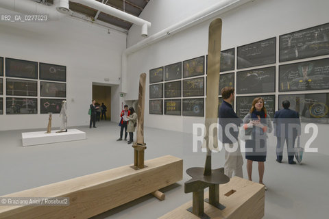 Venice 28 may 2013 - Il Palazzo Enciclopedico 55th Exhibition Biennale Gardens Main Pavillon  Walter Pichler Room - artist arte ©Graziano Arici/Rosebud2