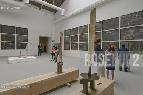 Venice 28 may 2013 - Il Palazzo Enciclopedico 55th Exhibition Biennale Gardens Main Pavillon  Walter Pichler Room - artist arte ©Graziano Arici/Rosebud2