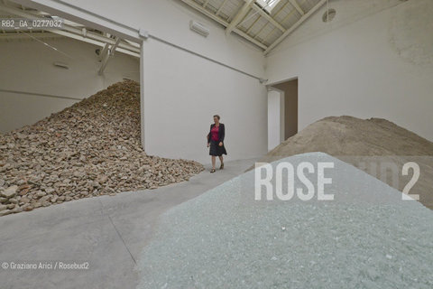 Venice 29 may 2013 -  55th Exhibition  Arsenale Spanish Pavillon Lara Almarcegui work - artist arte ©Graziano Arici/Rosebud2