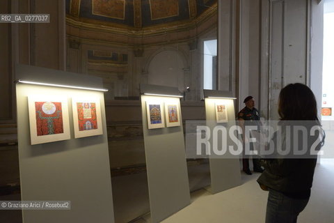 Venice 28 may 2013 - Il Palazzo Enciclopedico 55th Exhibition Biennale Gardens Main Pavillon  Carl Gustav Jung The Red Book 1914-30 - artist arte ©Graziano Arici/Rosebud2
