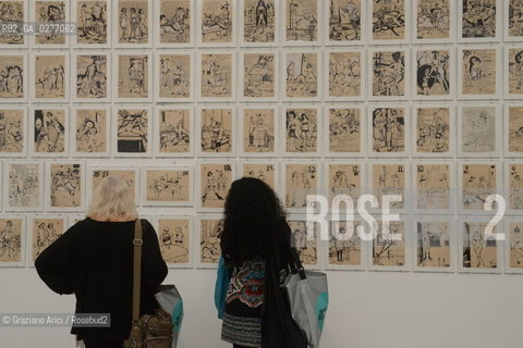 Venice 28 may 2013 - Il Palazzo Enciclopedico 55th Exhibition Biennale Gardens Main Pavillon  Evgenij Kozlov (E-E) Room - artist arte ©Graziano Arici/Rosebud2