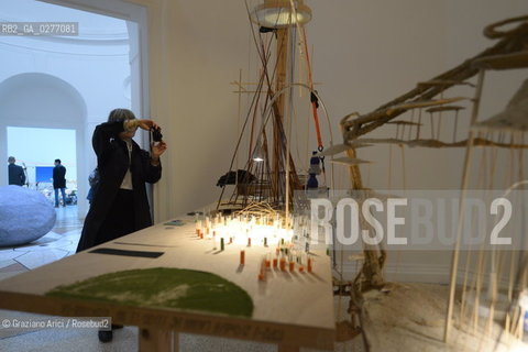 Venice 28 may 2013 - 55th Exhibition Biennale Gardens Main Pavillon USA Pavillon Sarah Szee Work - artist arte ©Graziano Arici/Rosebud2