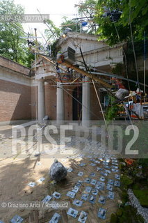 Venice 28 may 2013 - 55th Exhibition Biennale Gardens Main Pavillon USA Pavillon Sarah Szee Work - artist arte ©Graziano Arici/Rosebud2