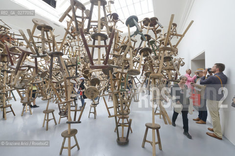 Venice 28 may 2013 - 55th Exhibition Biennale Gardens Main Pavillon French Pavillon Ai Weiwei - artist arte ©Graziano Arici/Rosebud2