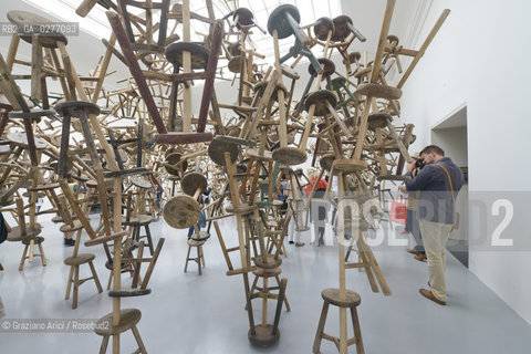 Venice 28 may 2013 - 55th Exhibition Biennale Gardens Main Pavillon French Pavillon Ai Weiwei - artist arte ©Graziano Arici/Rosebud2