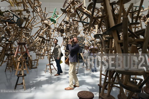 Venice 28 may 2013 - 55th Exhibition Biennale Gardens Main Pavillon French Pavillon Ai Weiwei - artist arte ©Graziano Arici/Rosebud2