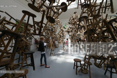 Venice 28 may 2013 - 55th Exhibition Biennale Gardens Main Pavillon French Pavillon Ai Weiwei - artist arte ©Graziano Arici/Rosebud2