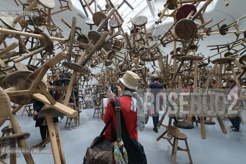 Venice 28 may 2013 - 55th Exhibition Biennale Gardens Main Pavillon French Pavillon Ai Weiwei - artist arte ©Graziano Arici/Rosebud2