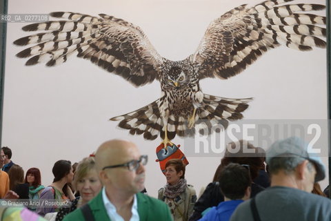 Venice 28 may 2013 - 55th Exhibition Biennale Gardens  British Pavillon Jeremy Deller Work - artist arte ©Graziano Arici/Rosebud2