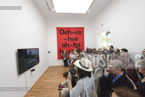 Venice 28 may 2013 - 55th Exhibition Biennale Gardens  British Pavillon Jeremy Deller Work - artist arte ©Graziano Arici/Rosebud2