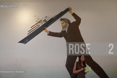 Venice 28 may 2013 - 55th Exhibition Biennale Gardens  British Pavillon Jeremy Deller Work - artist arte ©Graziano Arici/Rosebud2