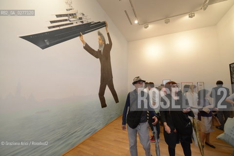 Venice 28 may 2013 - 55th Exhibition Biennale Gardens  British Pavillon Jeremy Deller Work - artist arte ©Graziano Arici/Rosebud2