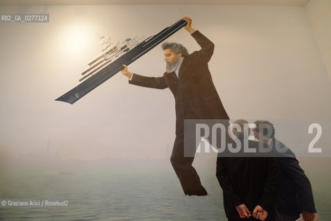 Venice 28 may 2013 - 55th Exhibition Biennale Gardens  British Pavillon Jeremy Deller Work - artist arte ©Graziano Arici/Rosebud2