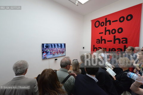 Venice 28 may 2013 - 55th Exhibition Biennale Gardens  British Pavillon Jeremy Deller Work - artist arte ©Graziano Arici/Rosebud2