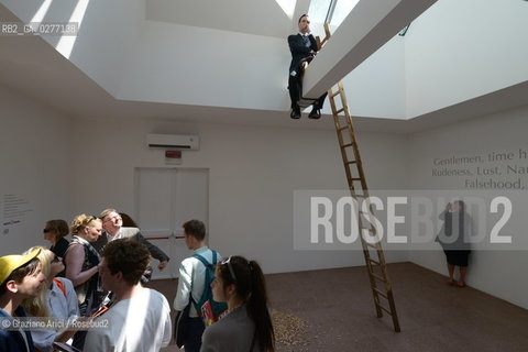 Venice 28 may 2013 - 55th Exhibition Biennale Gardens Main Pavillon Russia Pavillon Vadim ZaKharov Work - artist arte ©Graziano Arici/Rosebud2