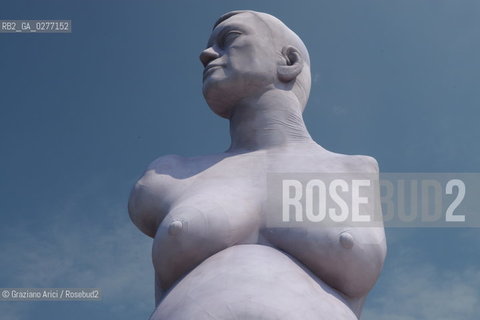 Venice 28 may 2013 - Art in Venice - Alison Lapper by Marc Quinn in S.Giorgio Island artist arte ©Graziano Arici/Rosebud2